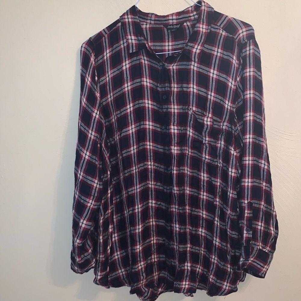 Lucky Brand Women’s Plaid Shirt